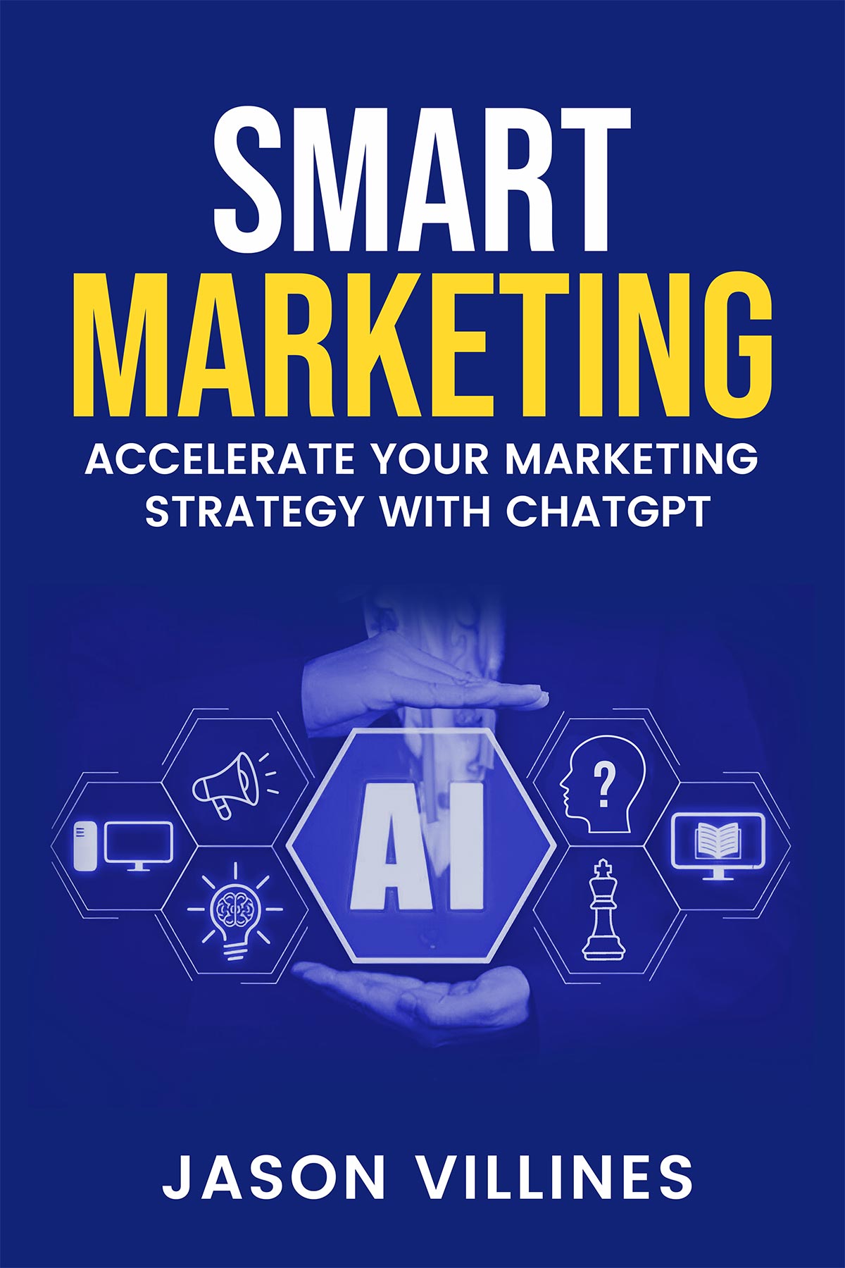 A book cover with the title smart marketing.